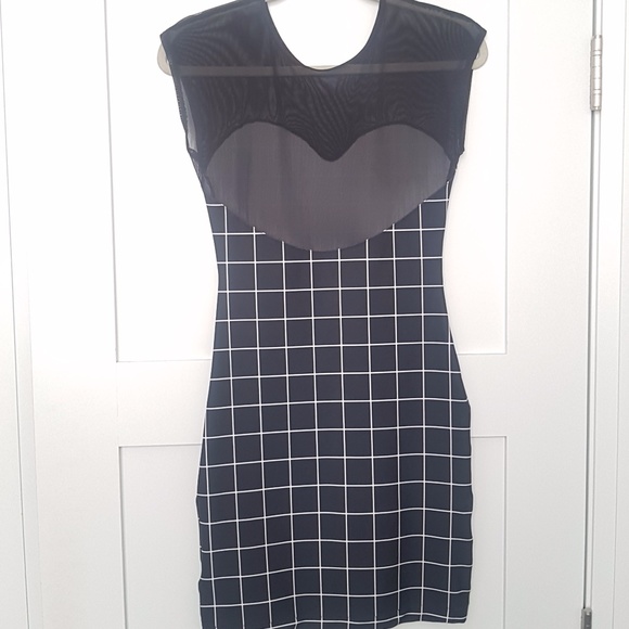 American Apparel Sheer Sweetheart Bodycon Dress - Picture 2 of 4